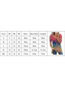 Women Summer V Neck Cold Shoulder Tops Casual Loose Hollow Out Short Sleeve T Shirt Blouses - Red - View 8