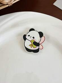 1pc/14pcs Cute Panda Cartoon Brooch - Acrylic Fashion Badge, Perfect Casual Decoration For Women Dress Accessories Pin For Clothes Bag Charm Backpack For School