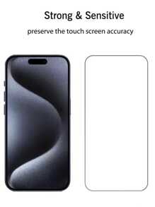5pcs 3D Curved High Definition Screen Tempered Glass Film, 1:1 High Definition Restoration, Scratch-Resistant, Anti-Cracking, Compatible With Apple X/XR/11/12/13/14/15/16 Series Gift For Birthday, Family, Friends Phone Screen Protector, Phone Accessories - Clear - View 9