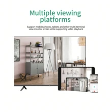 1pc WiFi Camera, Built-In Microphone, Portable Camera, USB Rechargeable Camera, Motion Sensor Camera, Motion DV Monitoring, Night Vision Security Monitoring, Video Surveillance Camera Suitable For Family Pet Safety.