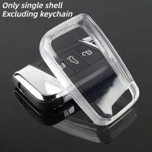 1 Vỏ chìa khóa điều khiển từ xa bằng TPU cho xe hơi, phù hợp với các mẫu xe VW Magotan B8 Superb Skoda A7 Passat 2015-2020, phụ kiện ô tô không cần chìa khóa - Dòng trong suốt - Xem 16