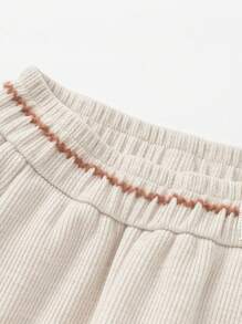 Balabala Thermisch gefütterte gestrickte Jogginghose für Kleine Mädchen, Neu Winter 2024