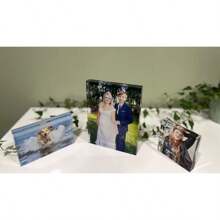 Bloque de acrílico personalizado con foto - Impresión de acrílico transparente personalizada, regalo de aniversario, mejor regalo para decoración del hogar
