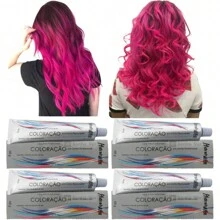 Pink Hair Dye Mairibel - 彩色 - 查看 5