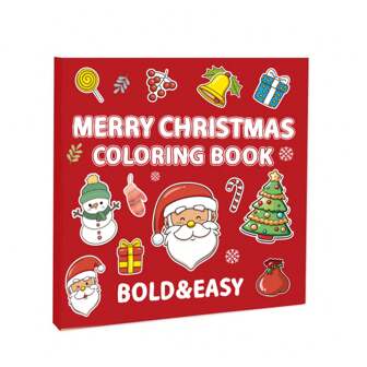40-Page Merry Christmas Kids Coloring Book - Cartoon Doodle Designs | 4+ Years Old Creative DIY Coloring | Perfect For Back To School, Christmas, New Year, Anniversary & Birthday Gifts | Kids Activity Book,Christmas Gifts, Children's Daily Coloring Books