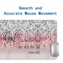 1 tấm lót chuột Faith And Strength thiết kế lấp lánh, phụ kiện bàn làm việc văn phòng với viền may chắc chắn, chống trượt, cỡ XL, đế cao su, tấm lót bàn phím 35.4x15.7 inch, tấm lót bàn chơi game điện tử cho văn phòng, nhà, trường học, đồ dùng học tập, phụ kiện bàn làm việc văn phòng, tấm lót chuột cho bàn làm việc - Nhiều màu - Xem 6