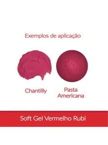 Ruby Red Confectionery Gel Dye 25g Fab! - 紅色 - 查看 2