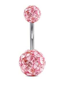 CIZME 14G Belly Button Rings Stainless Steel Colorful CZ Navel Barbell Stud Body Piercing, Belly Button Rings For Women Navel Rings CZ Body Piercing, Belly Button Ring Belly Rings For Women Belly Button Rings Belly Piercing Silver Navel Rings For Women - Clay Balls - View 14