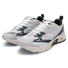 Mizuno FIYI V2 男女运动鞋，健身训练户外时尚舒适休闲运动鞋，D1GH2415-05 - 白色/淺灰/黑/蒸氣灰 - 查看 3