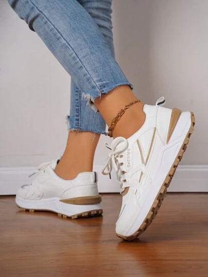 4cm Elevator Casual Sneakers For Women, Fashion Spring Autumn Shoes For Short Ladies, Size 41