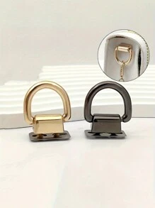 Metal D-Ring Lobster Clasp For Handbags And Crossbody Bags - DIY Wallet Chain Accessories, Detachable DIY Hardware With Screw Accessories, Suitable For Bags And Phone Cases, Tools Not Included - Multicolor - View 4