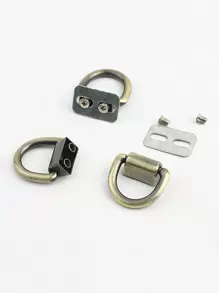 Metal D-Ring Lobster Clasp For Handbags And Crossbody Bags - DIY Wallet Chain Accessories, Detachable DIY Hardware With Screw Accessories, Suitable For Bags And Phone Cases, Tools Not Included - Multicolor - View 9