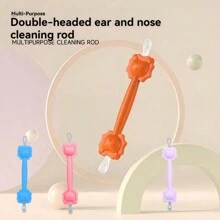 Cartoon Lion Baby Nose Cleaner Stick, Infant Ear Cleaning Tool, Nose Picker & Ear Wax Remover