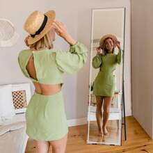 LED Full Length Dressing Mirror, Free Standing Floor Mirror, Wall Mounted Hanging Mirror With Lights, Full Size Body Mirror With Dimming & 3 Color Lighting For Bedroom - Black - View 2