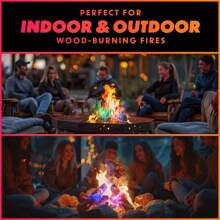 1pc 10g Magical Flames, Magical Colorful Fire Packs, Burning Color Reaction, Colorful Flame Color Changing Powder, Flame Dye Powder, Magic Props Colorful Powder, Party Carnival Day Gift, Venue Decoration Toys, Wedding Games, For Outdoor Campfires Bonfires Fire Pits Fireplaces Camping Accessories
