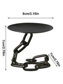 1 套铁制烛台蝴蝶铁链烛台烛台装饰茶灯烛台适用于派对餐饮（蝴蝶为磁性 S 号，无蝴蝶 M 号 L 号颜色随机） - 1個 - 查看 13