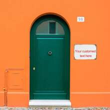 1 Stück personalisierte Metallblechplatte, individueller Hängedekoration, Personalisiere dein Foto, teile deine liebsten Erinnerungen und kostbaren Momente, perfektes Geschenk für Freunde und Familie, Wandkunst, Heimdekoration, geeignet für Zuhause, Bar, Café, Büro und Klassenzimmer, vielseitige Poster-Plakette - passend für Muttertag, Halloween, Weihnachten, Ostern, Hochzeit, Erntedankfest