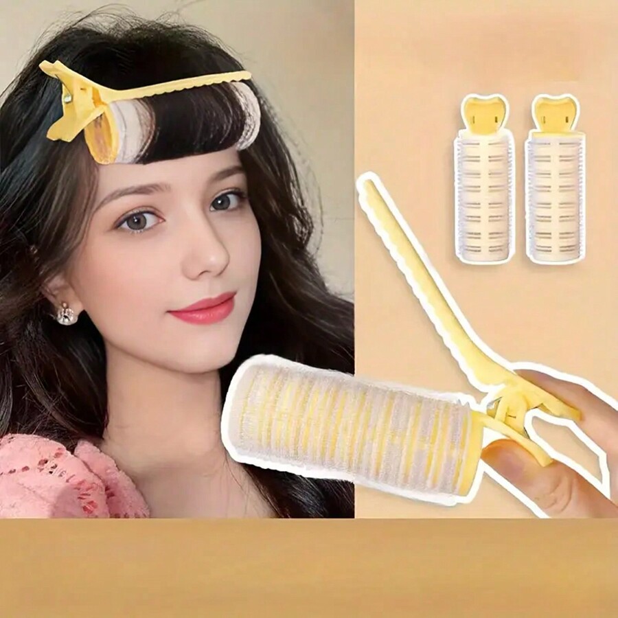 1/2pcs Alligator Air Bangs Curler, Slouchy Hair Curler, Hair Puffing