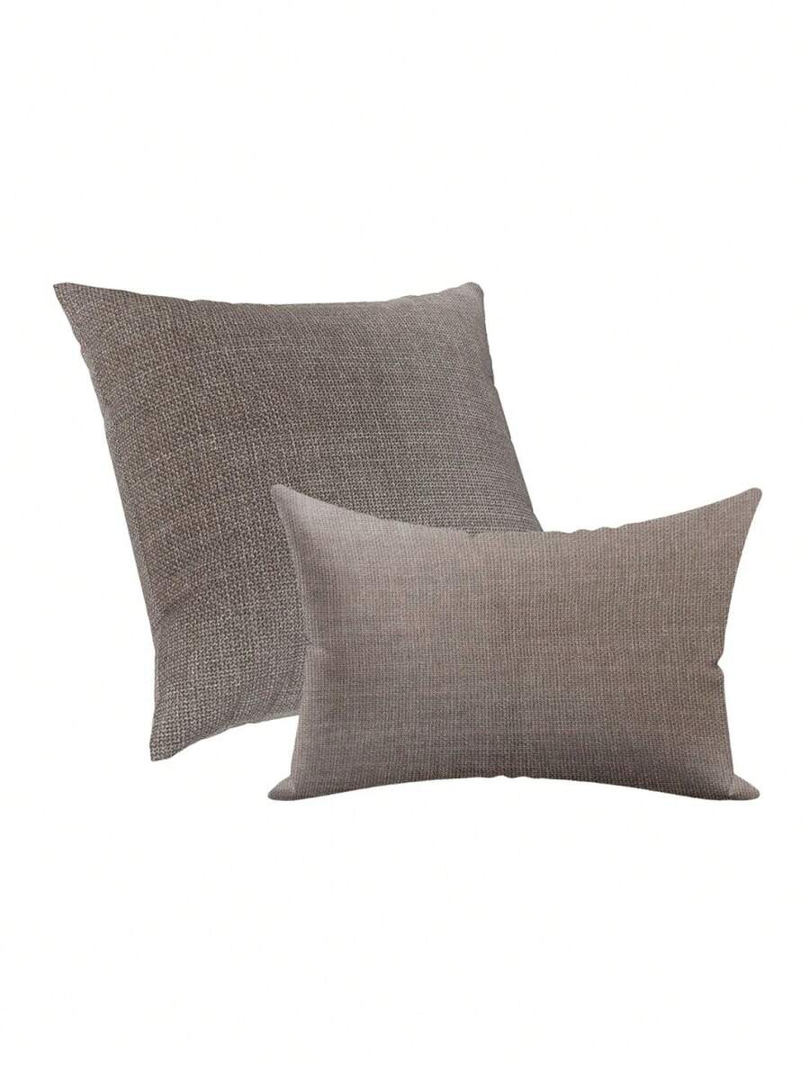 Kit 1 Cushion Cover 50x50cm And 1 Cover 30x50cm Santorini Nude - Màu be - Xem 1