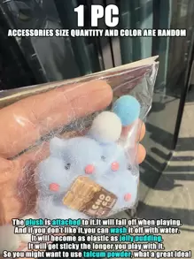 圣诞装饰 1/5 件可爱减压仓鼠，柔软粘性减压玩具，可爱的东西，Taba Squishy，旅行便携式坐立不安挤压玩具，Squisy，蓝色，粉色，适合所有年龄段的自闭症患者、办公室工作人员、学生，理想的节日礼物 - 彩色 - 查看 18