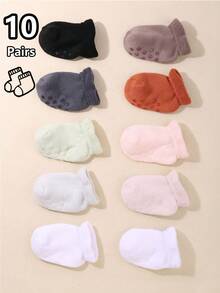 10 đôi tất vòng mềm mại, ấm áp và thoải mái cho bé - Nhiều màu - Xem 1