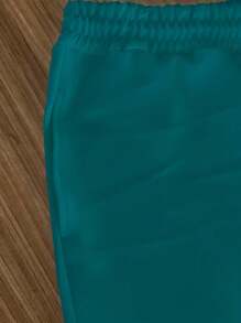 1 Set Men Fashionable Casual Print Hoodie Set