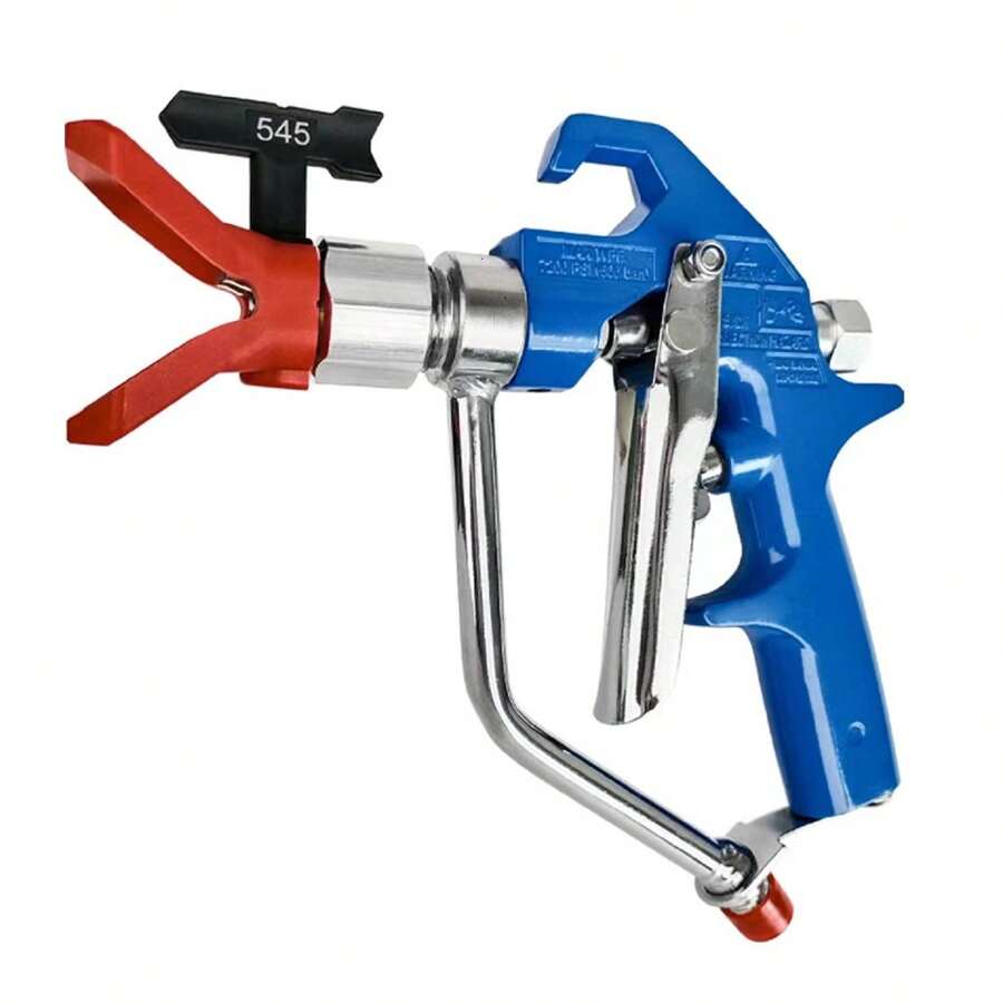 243-283 Airless Spray Gun 5000 PSI Silver Airless Paint Spray Gun With Tip Guard And 545 Spraying Tip. - Multicolor - View 1
