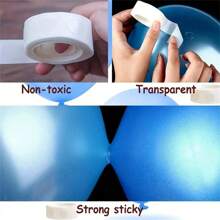 1/3/5 Rolls Of Transparent Double-Sided Adhesive Tape, With 100 Transparent Adhesive Dots Per Roll, Suitable For Balloons. Non Marking And Removable Adhesive Stickers, Suitable For DIY Party Decoration - Suitable For Weddings, Bridal Showers, Birthdays, Housewarming, Anniversaries - Multifunctional Holiday Use