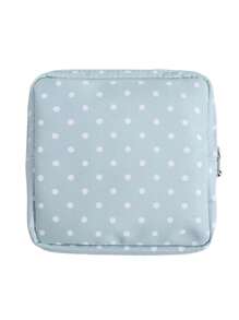 1 pieza Bolsa de almacenamiento de compresas sanitarias, bolsa de almacenamiento de viaje multifuncional, bolsa impermeable grande para compresas sanitarias, bolsa de viaje para cosméticos y artículos de aseo para mujeres, organizador de maquillaje de gran capacidad, estuche de maquillaje, para lápiz labial, brochas, cuidado de la piel, teléfono móvil, monedas, artículos pequeños, para el hogar, regalos, vacaciones y festivales de Halloween, Navidad, de uso multifuncional, estilo bohemio