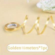 1/3/5件，10米婚礼气球丝带，庆祝丝带，生日派对绑带，旗帜丝带气球配件装饰绑带，手工蝴蝶礼品包装花店，花束丝带，手工婚礼花材 - 彩色 - 查看 20