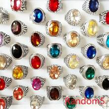 Set de 5/10 anillos de cristal sintético de estilo boho y lujo, anillos de declaración de moda para hombres y mujeres, regalo creativo para San Valentín, adecuado para uso diario en todas las estaciones, para San Valentín, mamá, madre, Día de la Madre, regalo