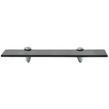 Clear Floating Glass Shelf 15.7x7.9 Inch Modern Minimalist Display Shelf Wall Mounted Storage Solution For Home And Office Use