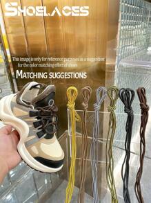 Cordones redondos de 5mm de ancho, multicolor, recambio adecuado para botas, botas de motocicleta, botas de senderismo, zapatos de viaje, zapatos deportivos, zapatos de trabajo