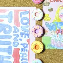 15pcs Decorative Push Pins, Thumb Tacks For Photo Wall, Feature Wall, Whiteboard, Cork Board, Map, Bulletin Board, Office Or Home Back To School