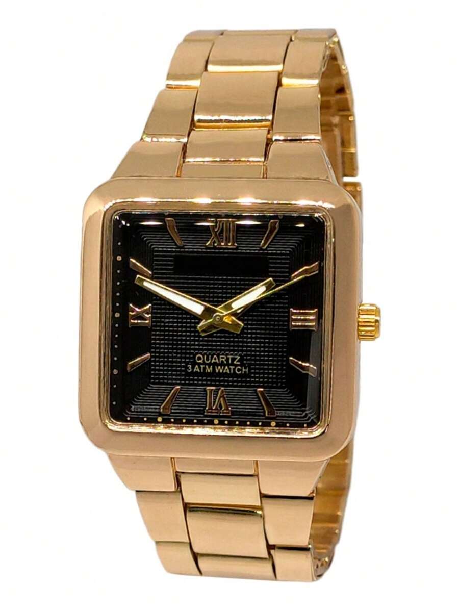 Women's Square Watch Beautiful Fashion Original Promotion - màu đen - Xem 1