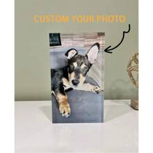 Bloque de acrílico personalizado con foto - Impresión de acrílico transparente personalizada, regalo de aniversario, mejor regalo para decoración del hogar