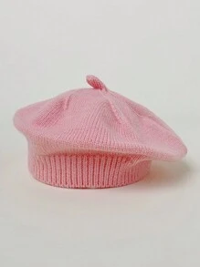 Small Baby British Retro Street Style Beret For Girls In Autumn And Winter Knitted Art Painter Hat Versatile Warm Hat Casual - Multicolor - View 5