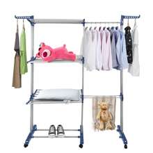 Telescopic Clothes Drying Racks - 75-142.5*64*170cm - View 8