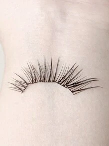 30/50 Lông mi giả hình nhện cánh cong chữ C, 3/10 sợi mỗi cụm, Kiểu dáng tự nhiên và bồng bềnh, Lâu trôi, Có thể tái sử dụng, Nút thắt đen nhẹ như lông vũ, Làm dài và làm to mắt, Thích hợp cho trang điểm hàng ngày, khi đi làm - C - Xem 5