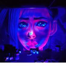 1 peça 300ml Tinta Fluorescente/Tinta Brilha no Escuro Neon Luminosa Arte de Parede Pintura Grafite Acrílica Revestimento Impermeável, Volta às Aulas, Material Escolar