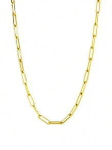 Aomogo 1 件简约金色复古双层女士手链，百搭日常佩戴，情侣脚链首饰，节日礼物 - 項鍊 - 查看 10