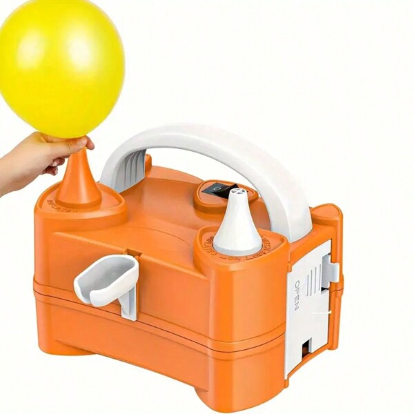 AOYI 1pc, Electric Balloon Pump, Portable Double Nozzle Electric Balloon Blower, Air Pump Balloon Inflator For Decoration Party Sports