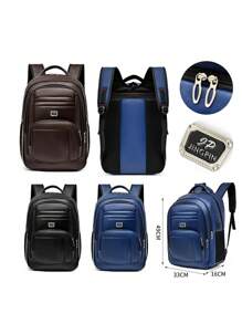 Mochila Couro Masculina Reforçada Para Notebook Escolar Excecultivo Social