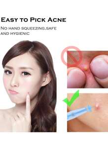50/100pcs/Set Acne Needle Pimple Removal Disposable Tools,72/108 Dots Acne Pimple Stickers And Ultrafine Needle Set,For Pick Acne,Blackhead,Comedone Easily Removal