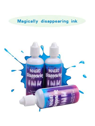 1pc Creative Funny Vanishing Ink With Sprayer Prank Gag Toy