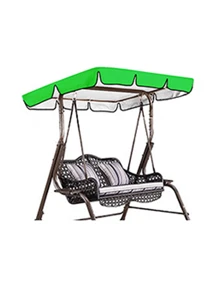 1pc Outdoor Swing Canopy, Garden Patio Yard Swing Top Cover, Oxford Cloth With Waterproof Silver Coating, Protects Swing From Rain, Snow, Dust And Leaves, All-Season (5000mm Waterproof)