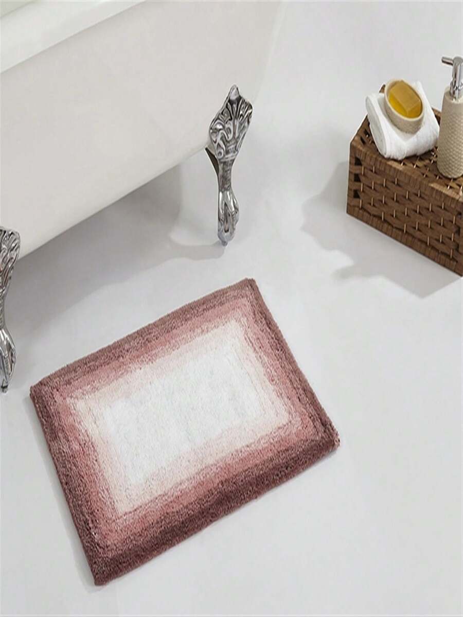 BATO2134RO Torrent Collection 100% Cotton 21&Apos; X 34&Apos; Rectangle Bath Rug In Rose - Multicolor - View 1