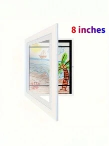 1pc Magnetic Art Frame - Easy-Open For Quick Display Changes - Versatile Wall Decor For Home & Office - Ideal For Holidays & Gift Giving