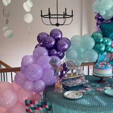 50 piezas de globos de látex metálicos cromados de 10 pulgadas en colores surtidos, aptos para bodas, cumpleaños, San Valentín, decoración de fiestas y Navidad
