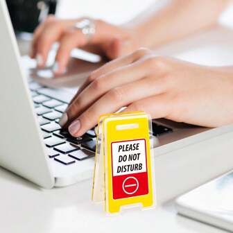 Acrylic Desk Sign "PLEASE DO NOT DISTURB" - Humorous Office Decor, Unisex Gift For Coworkers, Versatile Room Decor Back To School